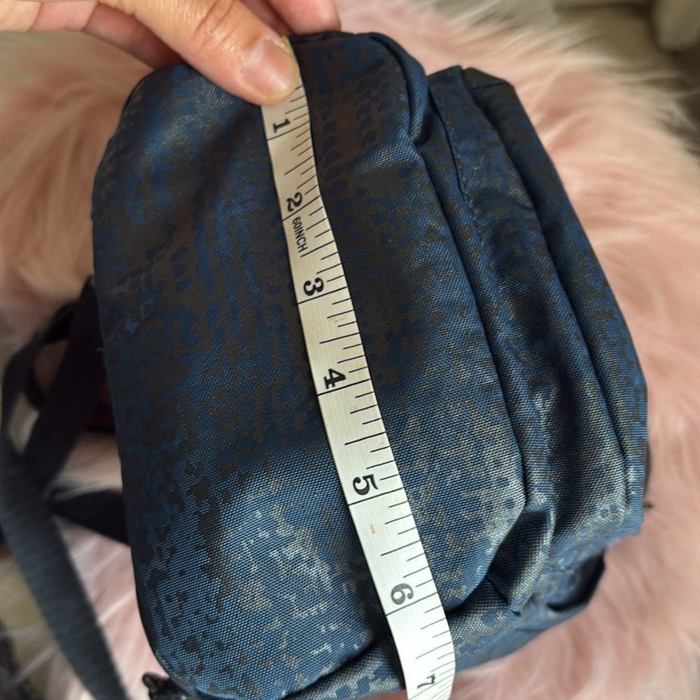 Kipling Navy Patterned Backpack - Picture 10 of 10